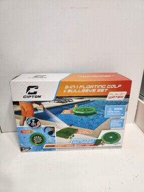 Cipton 2-in-1 Floating Golf & Bullseye Set - Pool Play Game